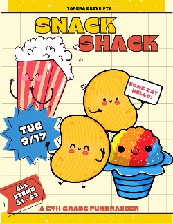 Snack Shack Flyer